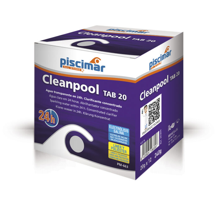 Clarificante en pastilla (CLEANPOOL TAB 20)