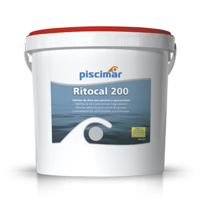 Cloro en tableta para piscina y agua potable  (RITOCAL 200)