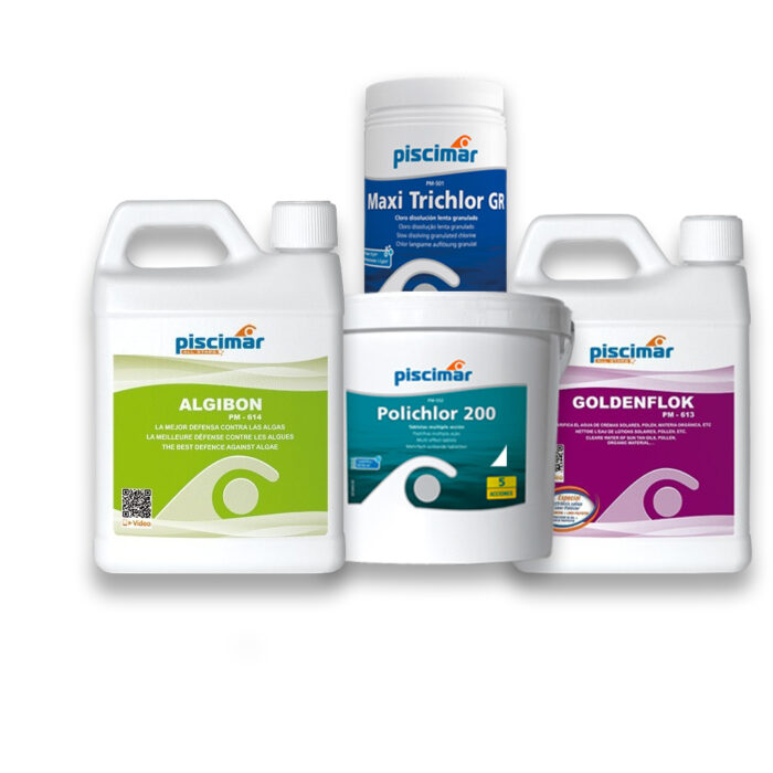 Kit mantenimiento piscinas de cloro