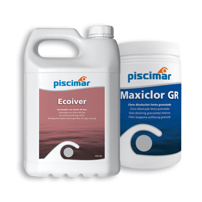 Kit mantenimiento piscina de cloro para invierno (kit invernador)