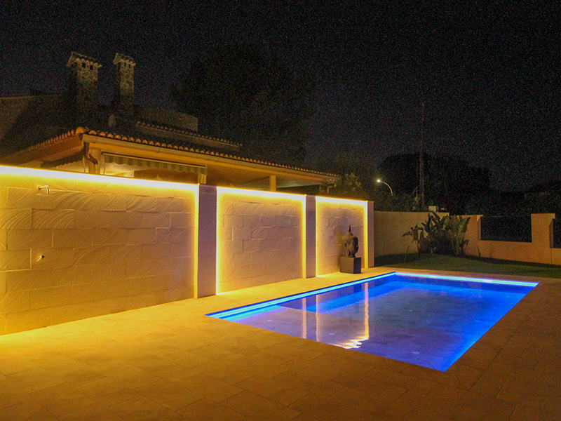 fórmula Cobertizo burbuja Iluminación para piscinas | Luces para piscinas | Piscilimp SL